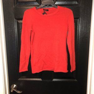 J. Crew Red Italian Cashmere Sweater XS